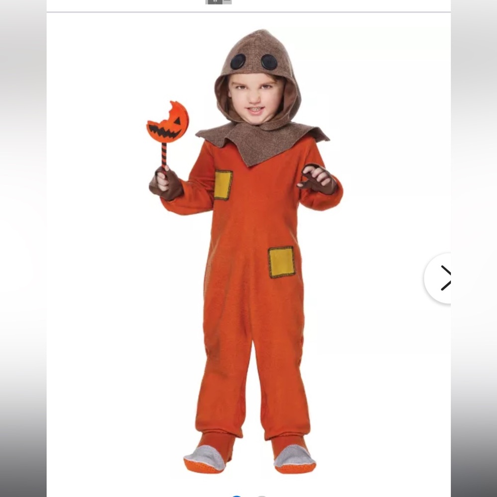 Toddler 3T-4T Unisex Sam Costume - Trick 'r Treat Halloween Cosplay
